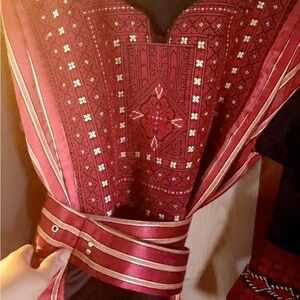 Custom made Thobe/dress Palestinian embroidery
